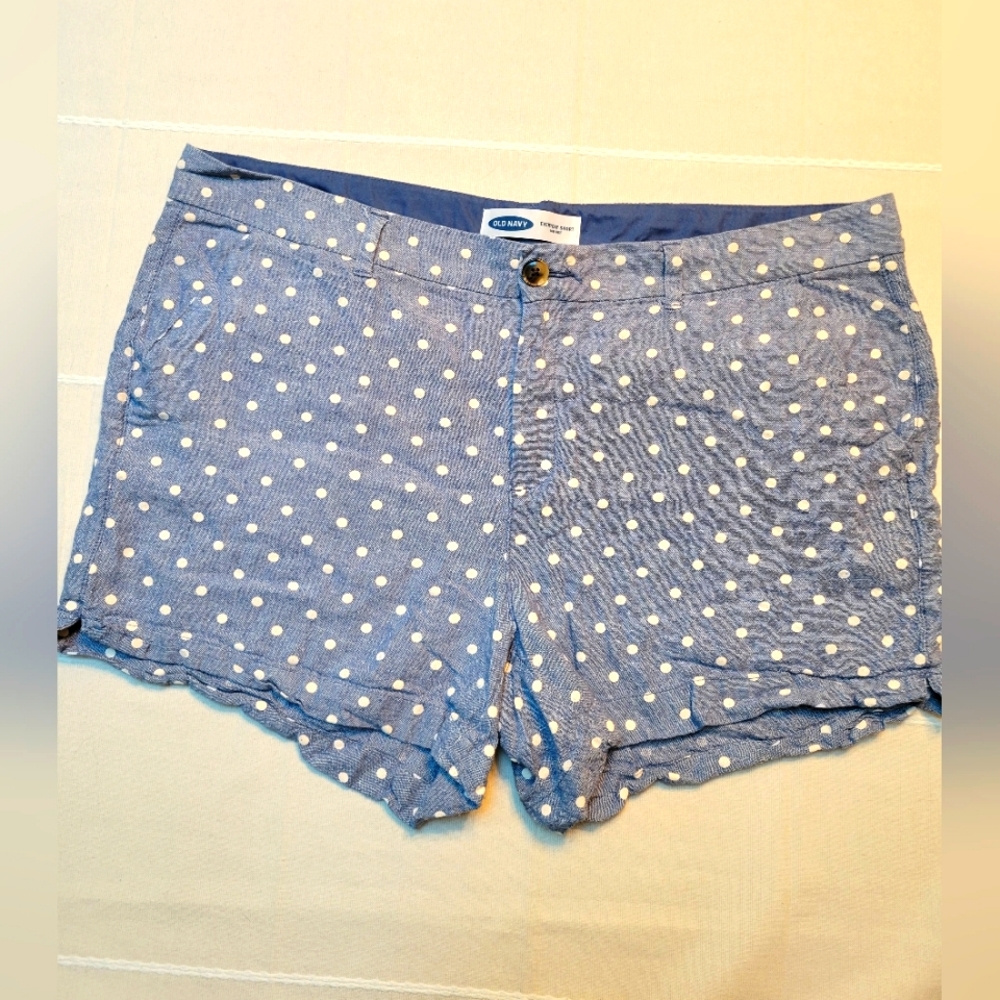 Blue with pick polka-dot Old Navy Shorts